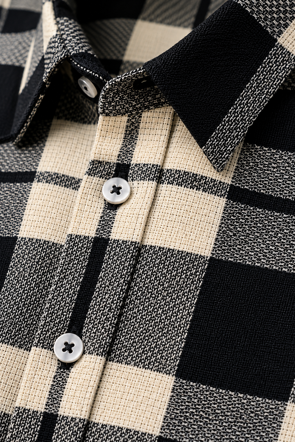 SALLT Men's Dark Textured Cotton Premium Shirt - Full Sleeves - Slim Fit