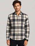 SALLT Men's Light Textured Cotton Premium Shirt - Full Sleeves - Slim Fit