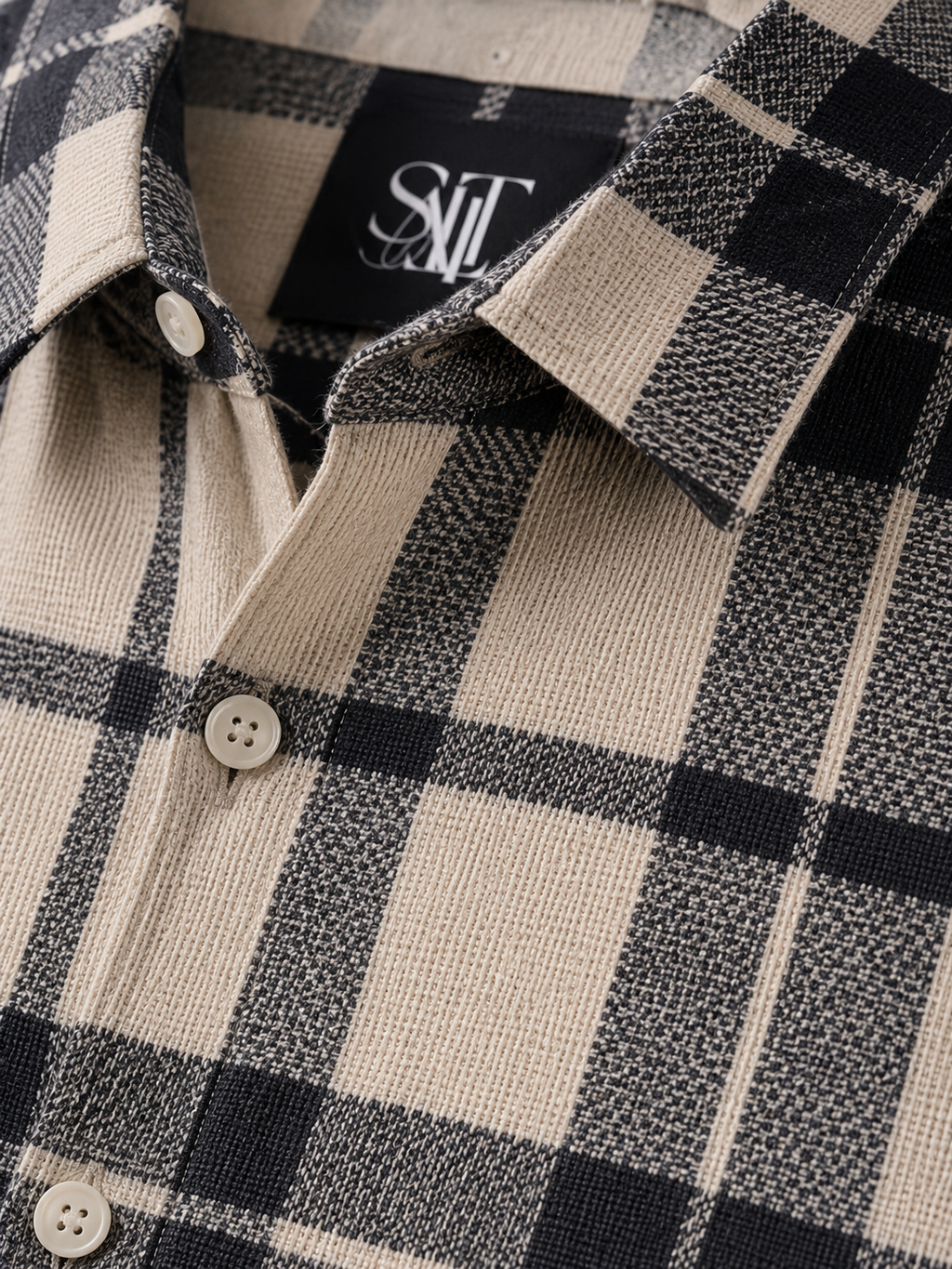 SALLT Men's Light Textured Cotton Premium Shirt - Full Sleeves - Slim Fit