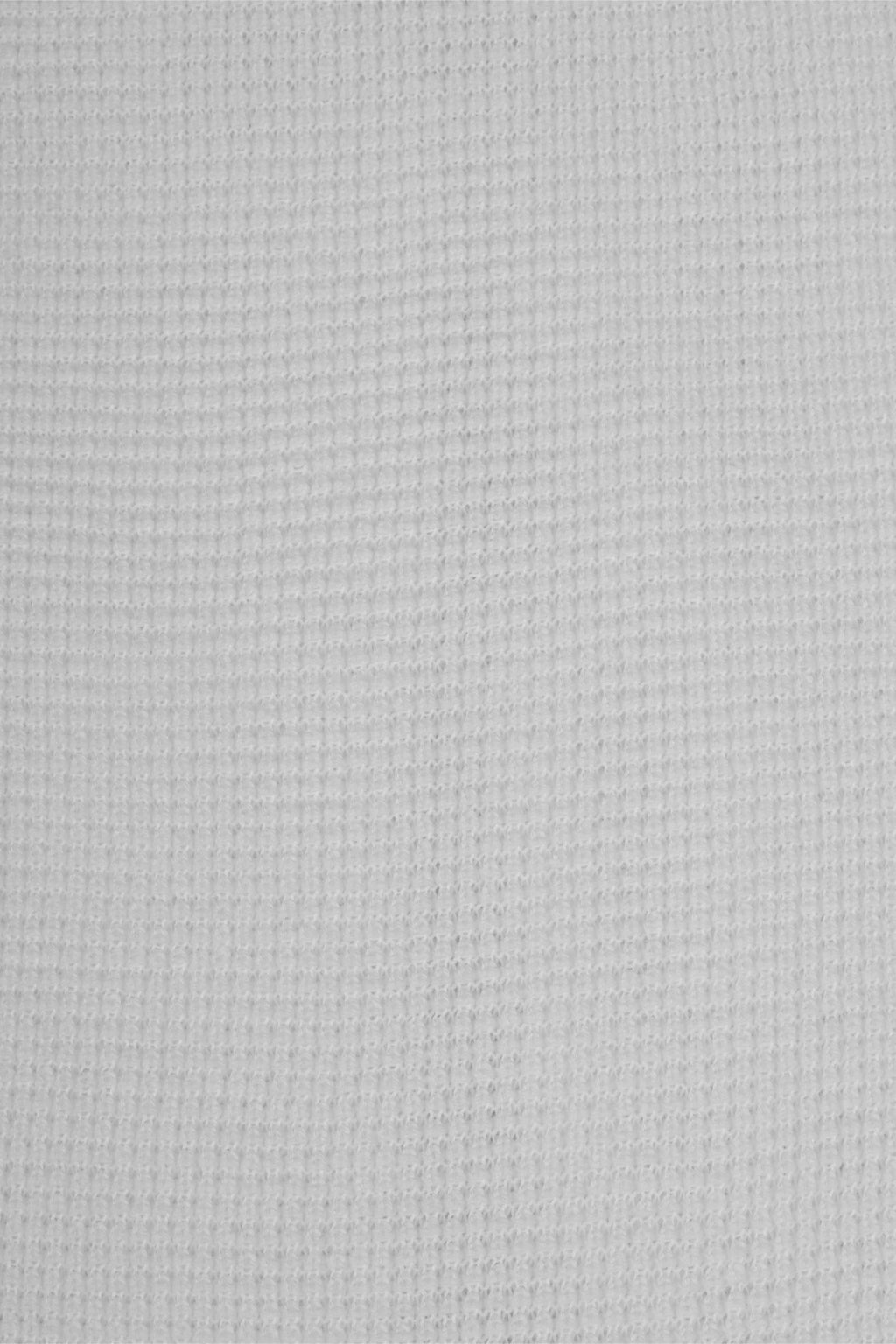 SALLT White Knitted Polo Cotton Shirt - Relaxed Fit