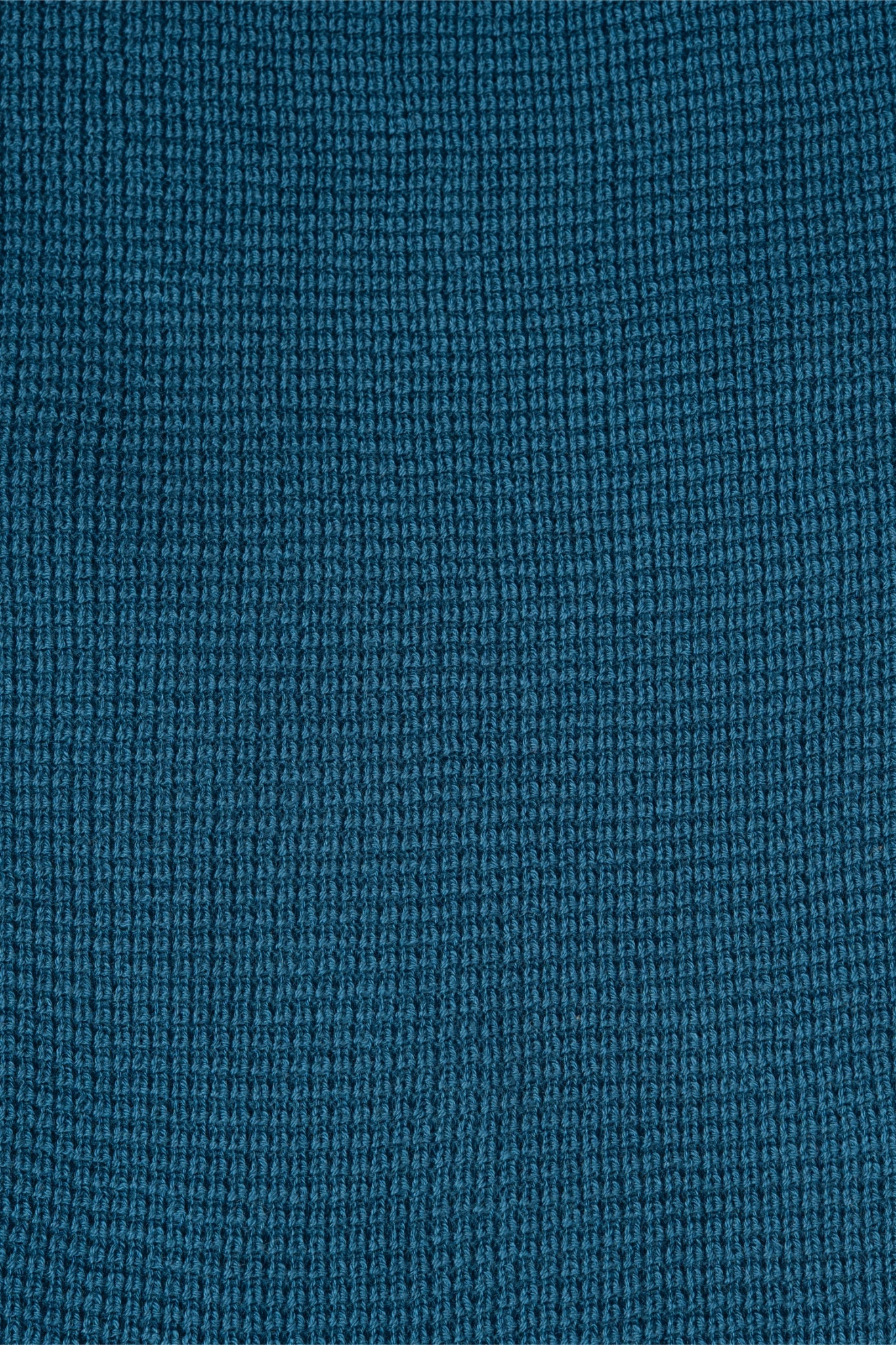 SALLT Blue Knitted Polo Cotton Shirt - Relaxed Fit