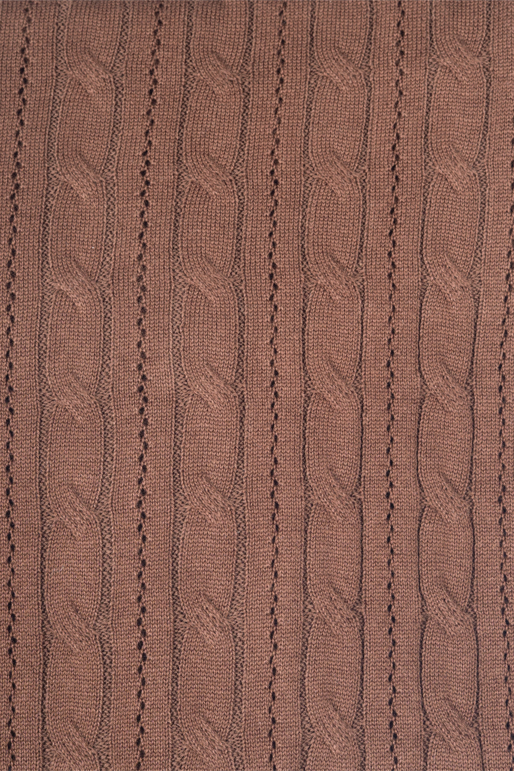 SALLT Brown Knitted Polo Cotton Shirt - Regular Fit
